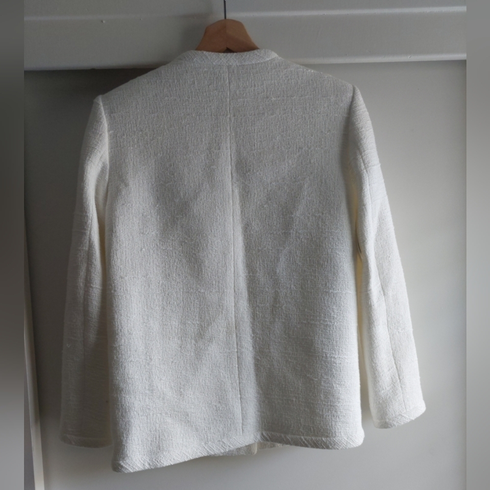 New Aritzia Babaton Celebration Tweed Jacket White Size 2XS - Picture 12 of 12